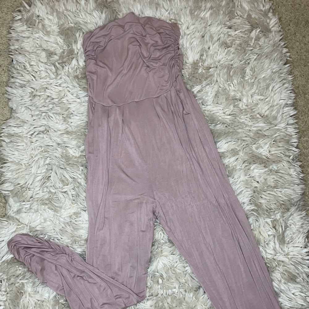 Hearts & Hips Size L Pink Jumpsuit